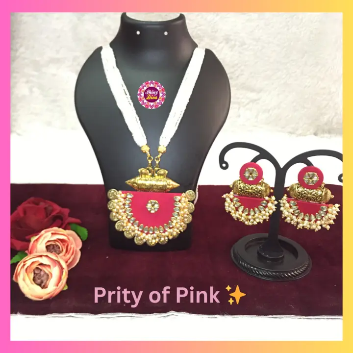 Royal handmade fabric Jwelery set  uploaded by Shiny diva  on 4/10/2024