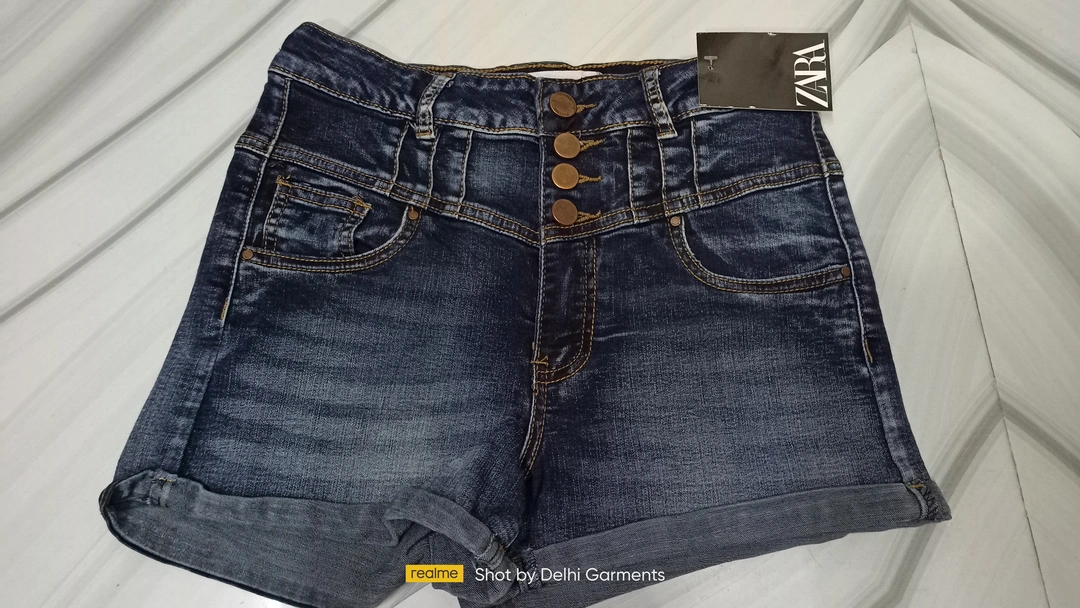 Ladies denims shorts  uploaded by Delhi Garments wholesale  on 4/11/2024