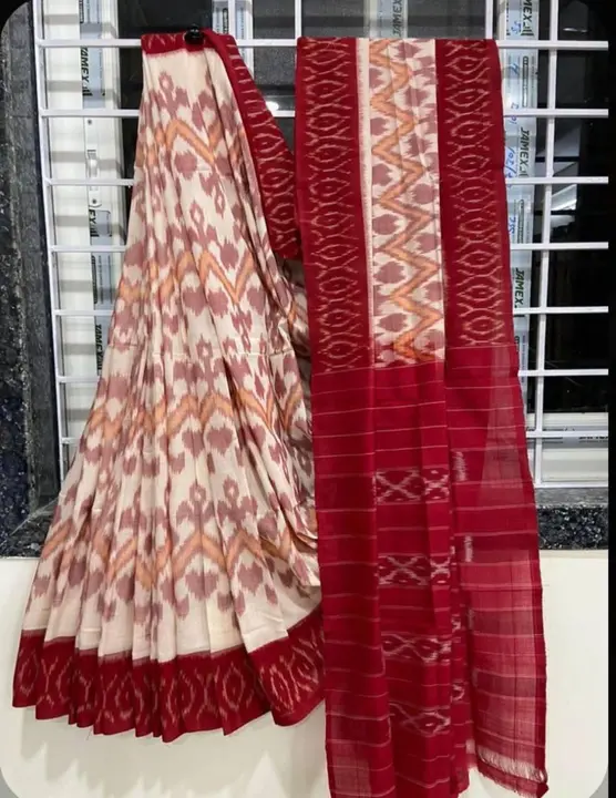 Soft Pure Cotton*IKKAT SPECIAL uploaded by Kesari Nandan Fashion saree and dress material on 4/11/2024