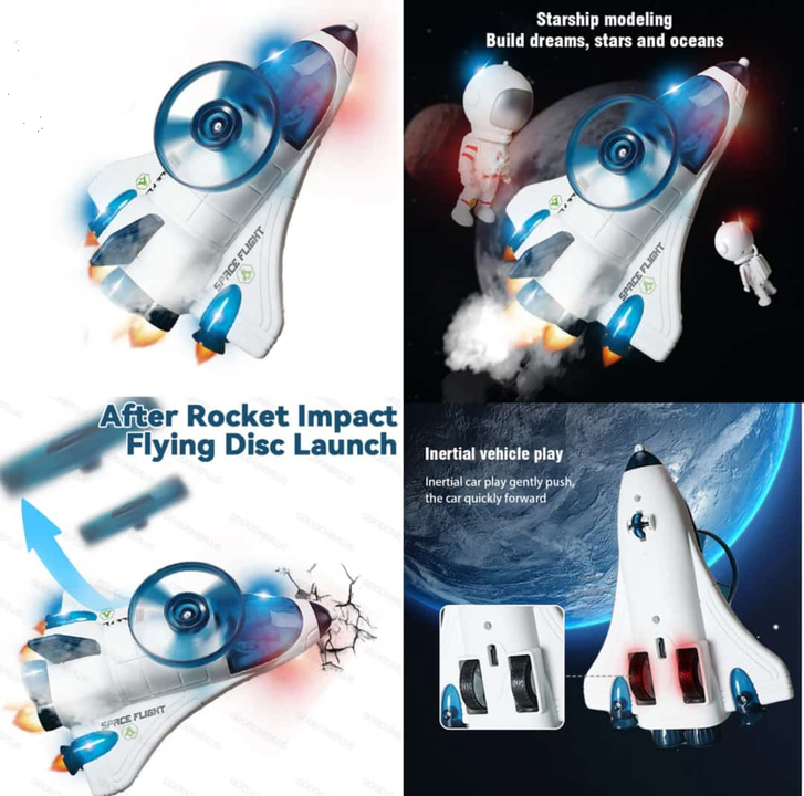 Rocket flaying disc luncher  uploaded by BHTOYS on 4/12/2024