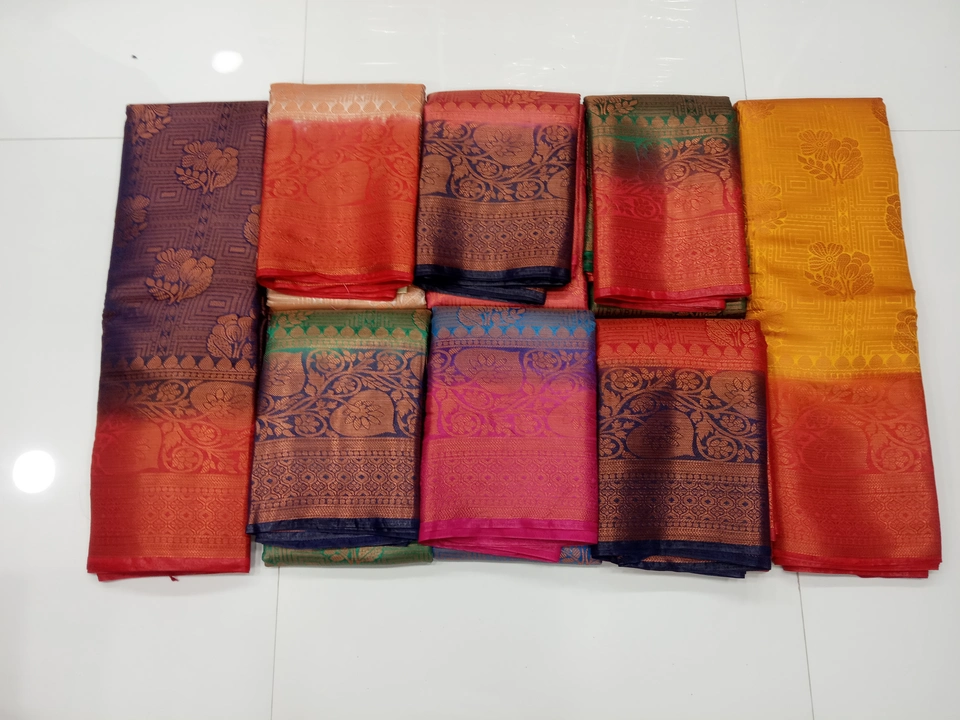 Balatan silk Rich pallu saree  uploaded by NARMADA SILK on 4/12/2024