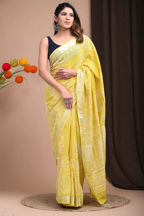 Cotton Linen saree  uploaded by Indiana Creations  on 4/12/2024
