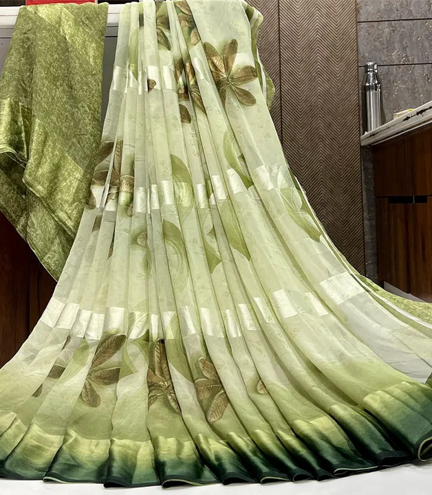 Satin patta saree uploaded by Kesari Nandan Fashion saree and dress material on 4/12/2024