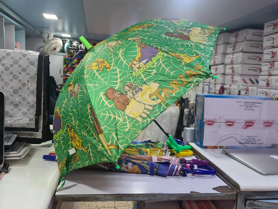Printed kids umbrella uploaded by business on 4/12/2024