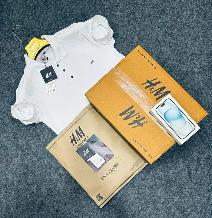H&M box pack half sleeves transfer  uploaded by Ahuja Enterprises  on 4/12/2024