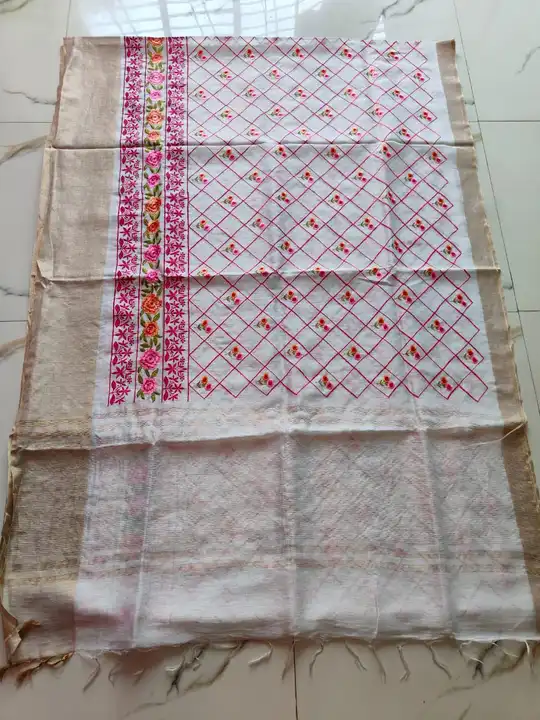 BHAGALPURI PURE SILK LINEN SAREE  uploaded by S.N.COLLECTIONS  on 4/12/2024