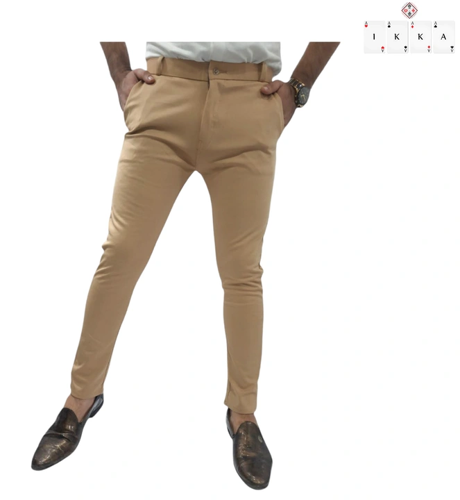 Men's cotton trouser -polo-Camel  uploaded by Kushal Jeans, Indore on 4/13/2024