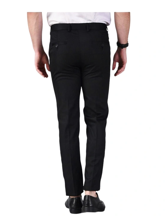 Men's cotton trouser -polo-Black -02 uploaded by Kushal Jeans, Indore on 4/13/2024