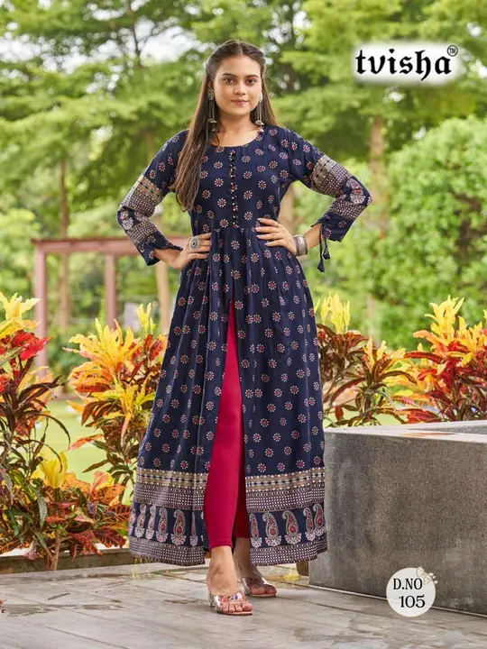 Ladies Rayon Anarkali kurti
Size- S,M,L,XL,XXL,3XL,4XL,5XL
Length-52inch
Fabric- Rayon
Sleeves- full uploaded by business on 4/13/2024