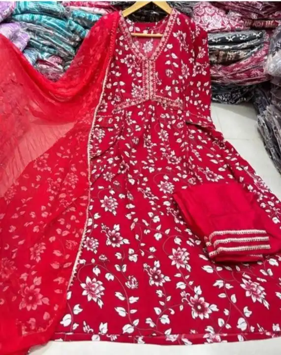 Aaliya Cut Red uploaded by F.K Fashion on 4/13/2024