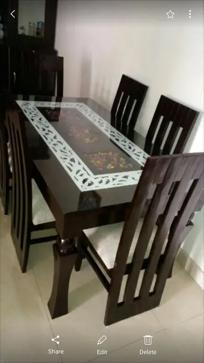 Dinning table with chairs  uploaded by JACK FURNITURE GORAKHPUR 💓🔥 on 4/14/2024