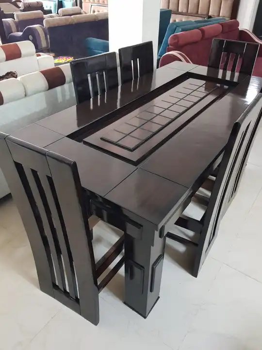 Dinning table with chairs  uploaded by JACK FURNITURE GORAKHPUR 💓🔥 on 4/14/2024