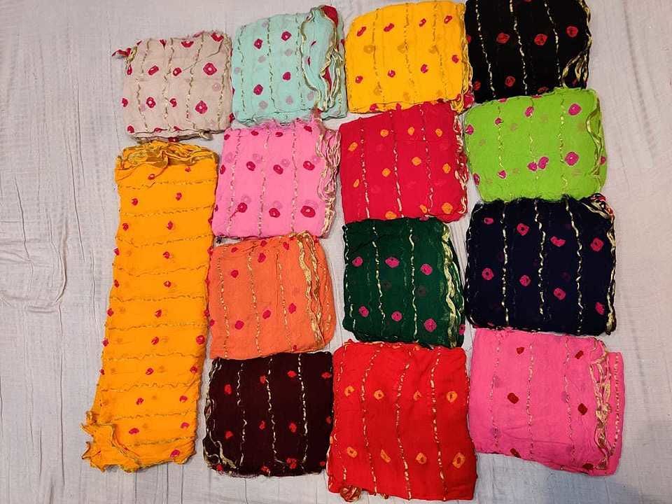 Rajasthani bandage check saree uploaded by Kamla fancy house  on 7/19/2020