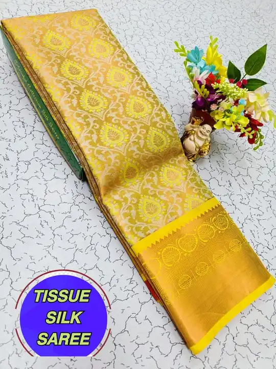 Tissue sarees uploaded by VK Elampillai sarees on 4/14/2024