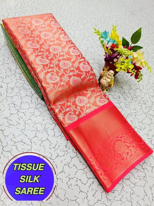 Tissue sarees uploaded by VK Elampillai sarees on 4/14/2024