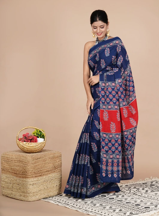Cotton saree  uploaded by business on 4/14/2024