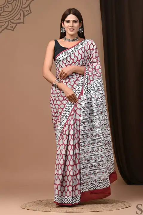 Cotton Sarees  uploaded by Bagru crafts on 4/14/2024