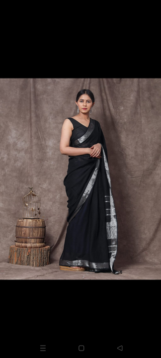 Ilena attire saree uploaded by Aayushman Creations on 4/14/2024