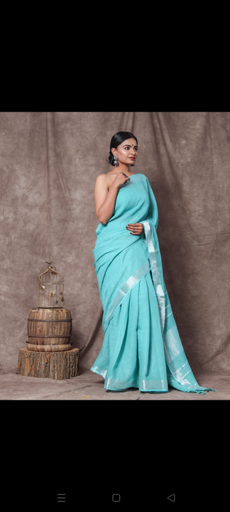 Ilena attire saree uploaded by Aayushman Creations on 4/14/2024
