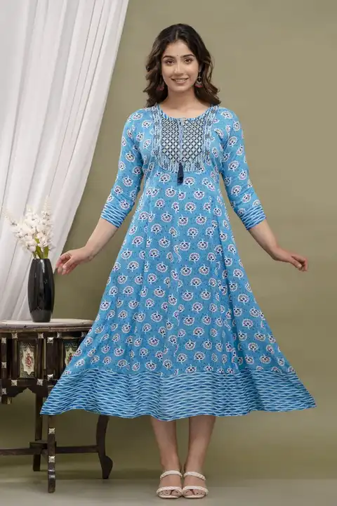 Anarkali gown uploaded by business on 4/14/2024