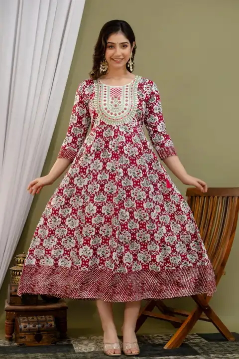Anarkali gown  uploaded by business on 4/14/2024