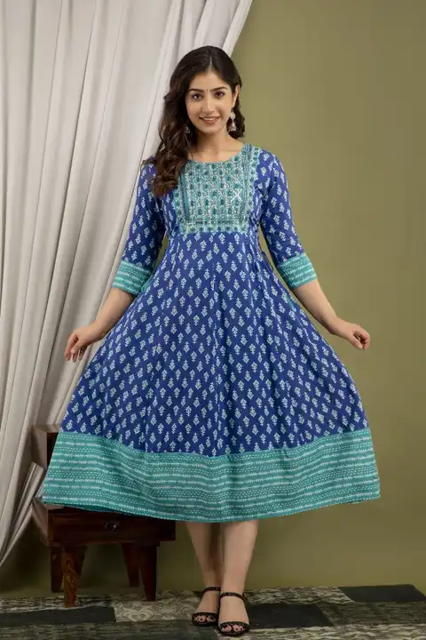Anarkali gown  uploaded by Rushi Creation on 4/14/2024