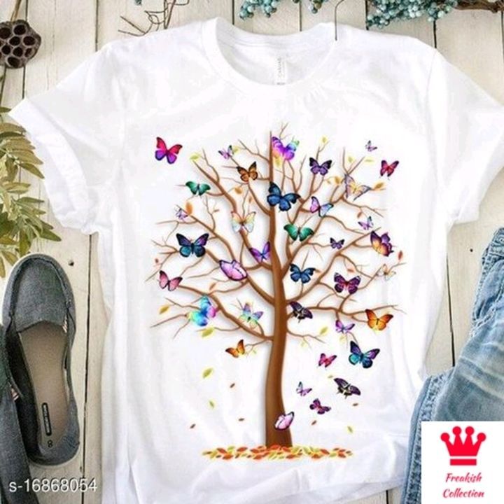 CLASSY WHITE T-SHIRTS FOR WOMEN
Fabric: Cotton Blend
☆ free COD uploaded by business on 3/26/2021