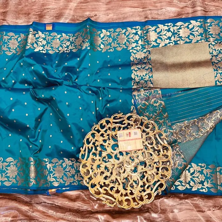Banarasi daeyble warm silk saree  uploaded by business on 4/15/2024