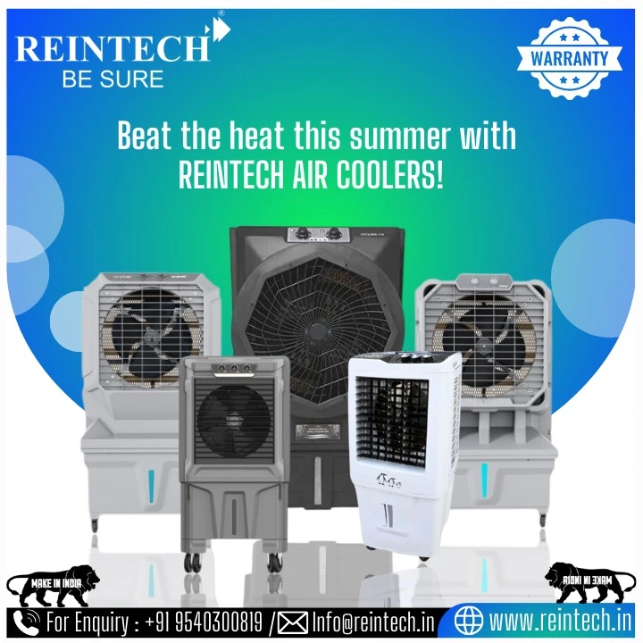 Post image Say goodbye to sweltering summers with the new Reintech air coolers! ❄️☀️ Keep your home cool and comfortable all season long. 

Learn more: bit.ly/49HuzRU
#Reintech #aircoolers #Coolers #Reintechcoolers #aircoolers #coolingmadeeasy #staycool #MIvsCSK #summeressentials