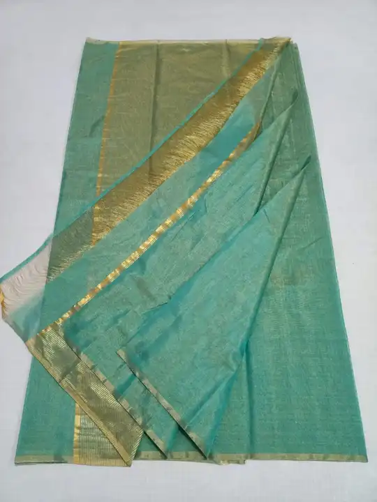 BHAGALPURI TISSUE AXLE LINEN SAREE uploaded by S.N.COLLECTIONS  on 4/15/2024