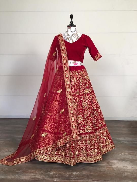 *🌷Bridal Lehenga Choli🌷*

Unique Beauty Comes Out Of Your Dressing Design With This Wonderful Red  uploaded by Online business on 3/26/2021