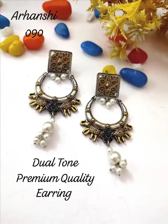 Premium quality oxidised earring  uploaded by CULTURE on 4/16/2024