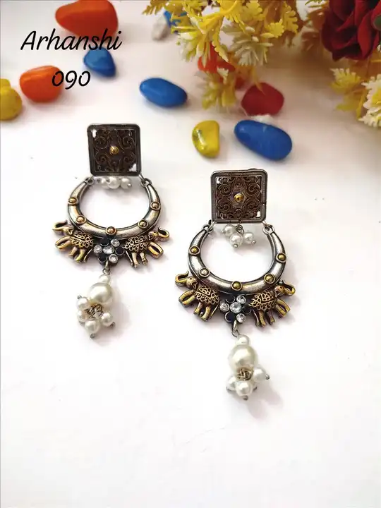 Premium quality oxidised earring  uploaded by business on 4/16/2024