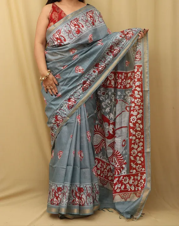 BHAGALPURI KOTA STPLE SAREE  uploaded by S.N.COLLECTIONS  on 4/16/2024
