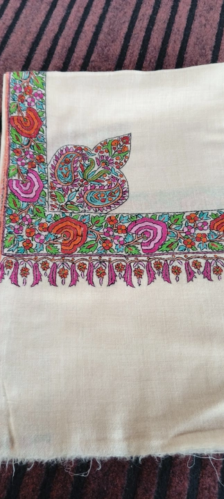 Pashmina shawl beautiful doordar paper mache work uploaded by Creation of handicrafts on 4/16/2024