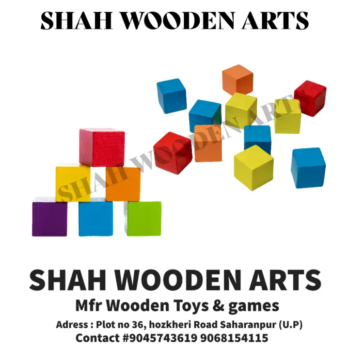 Colour cubes  uploaded by Shah Wooden Arts on 4/17/2024