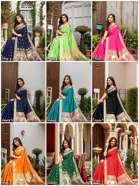 Post image Beautiful Paithani Silk Sarees With Blouse Piece

Beautiful Paithani Silk Sarees With Blouse Piece

*Color*: Red Fabric*: Silk Blend Type*: Saree with Blouse piece Style*: Self Pattern Design Type*: Paithani Saree Length*: 5.5 (in metres) Blouse Length*: 0.8 (in metres) 

*Returns*: Within 7 days of delivery. No questions asked

⚡⚡ Hurry, 8 units available only




Hi, check out this collection available at best price for you.💰💰 If you want to buy any product, message me

https://myshopprime.com/collections/499972579