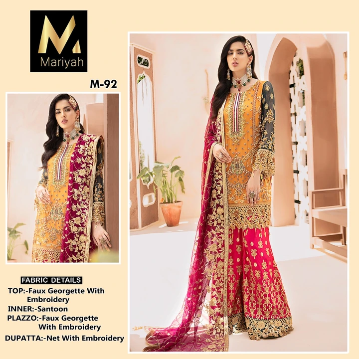 _*Mariyah Designer*_ Presents New wedding collection laumched..
       
    *🌹 M-92 A/B  🌹*

*_🔽F uploaded by Roza Fabrics on 4/17/2024