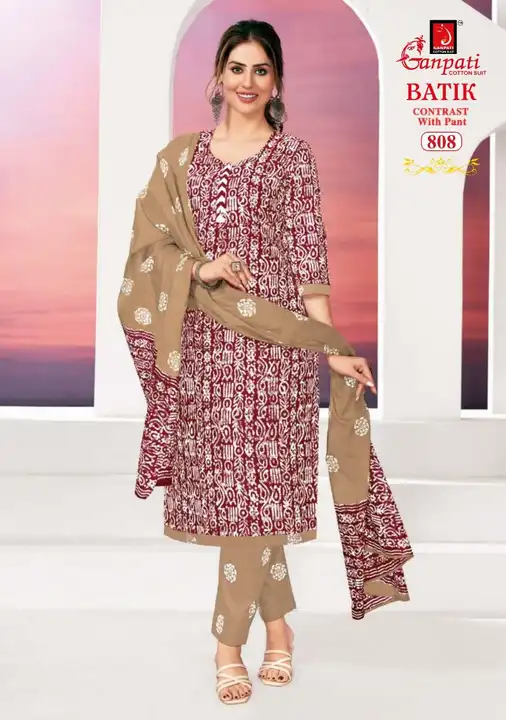 Ganpati batik paint vol 8 uploaded by Kesari Nandan Fashion saree and dress material on 4/17/2024
