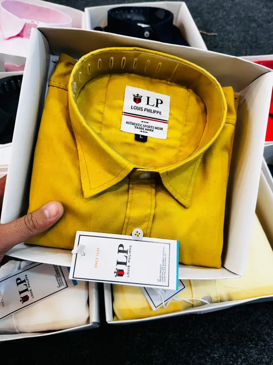 Lp plain shirt box pack premium cotton  uploaded by Panther garments - manufacturing  on 4/17/2024