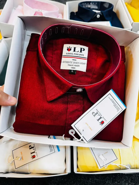 Lp plain shirt box pack premium cotton  uploaded by Panther garments - manufacturing  on 4/17/2024