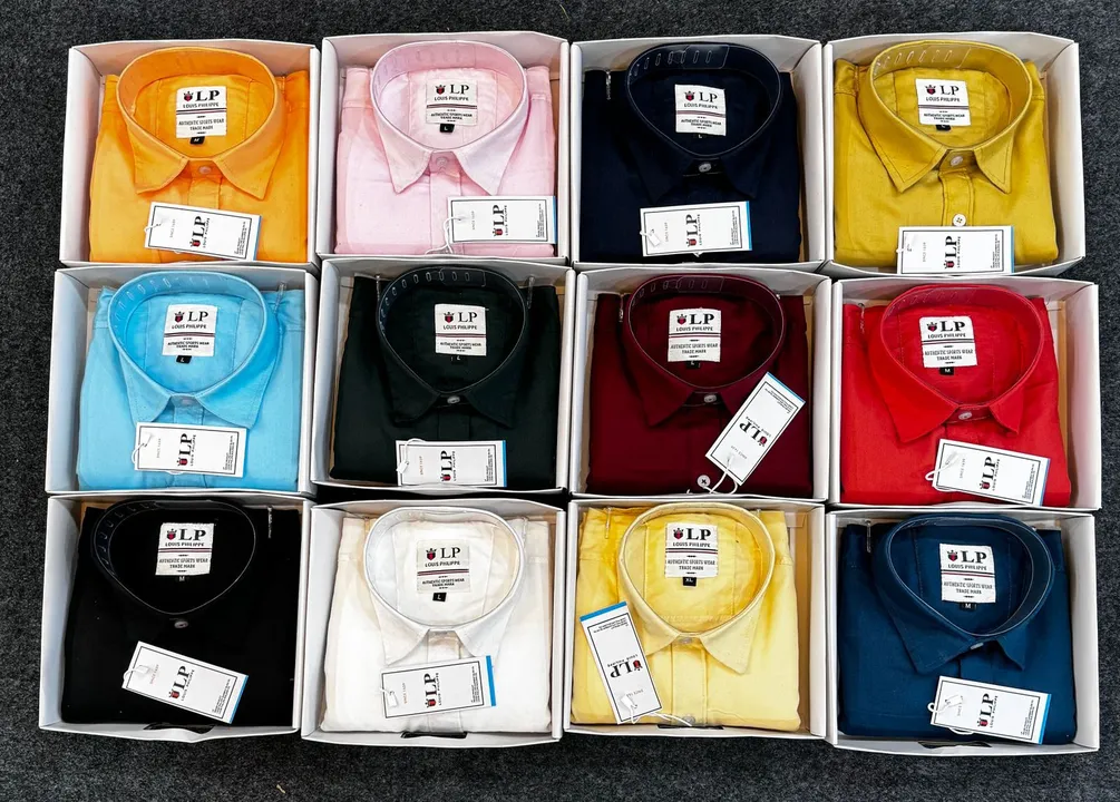 Lp plain shirt box pack premium cotton  uploaded by business on 4/17/2024