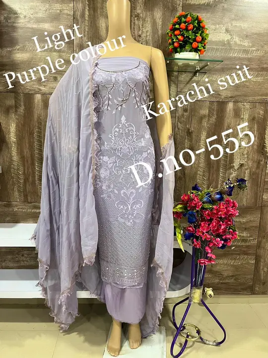 Georgette Karachi  uploaded by Heena fashion house on 4/18/2024
