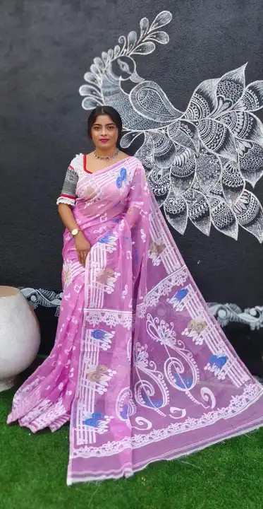Jamdani sarees  uploaded by Ma Rita saree center  on 4/18/2024