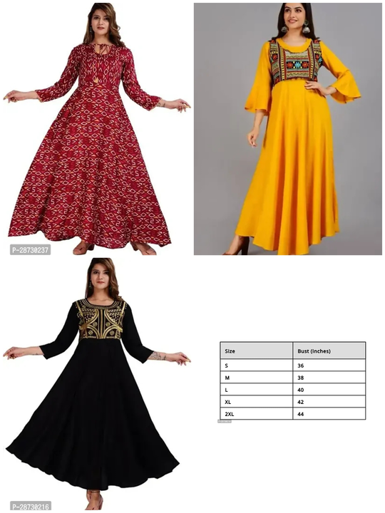 Post image Stylish Rayon Printed Anarkali Kurta

Stylish Rayon Printed Anarkali Kurta

*Fabric*: Rayon Type*: Stitched Style*: Printed Design Type*: Anarkali Occasion*: Festive Kurta Length*: Calf Length Pack Of*: Single Sizes*: S (Bust 36.0 inches), M (Bust 38.0 inches), L (Bust 40.0 inches), XL (Bust 42.0 inches), 2XL (Bust 44.0 inches) 

*Returns*: Within 7 days of delivery. No questions asked


Hi, check out this collection available at best price for you.💰💰 If you want to buy any product, message me

https://myshopprime.com/collections/500102178