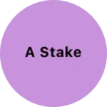 Business logo of A stake