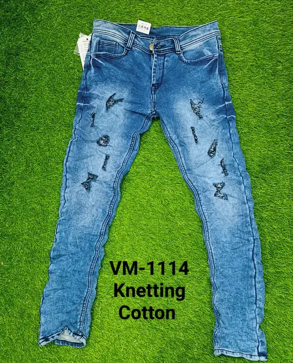 Men ripped jeans  uploaded by Victory Exports on 4/18/2024