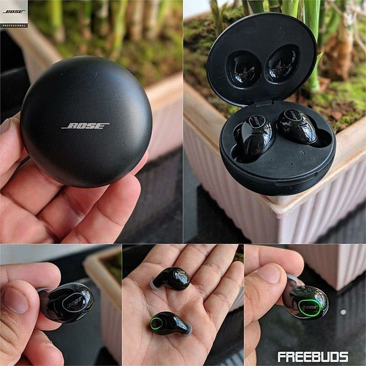 *BOSE®️ FREEBUDS*
*TWS HIGH QUALITY PRODUCT*
• Bluetooth 5.0 + EDR + Dual Connectivity
• Stereo Call uploaded by Bhadra shrre t shirt hub on 7/19/2020