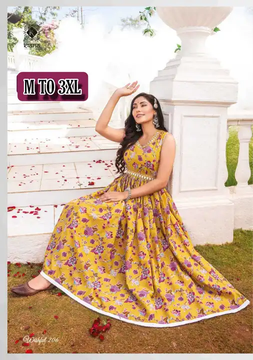 Gown uploaded by Maa Karni Fashion on 4/19/2024