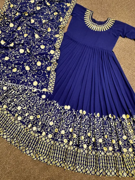 Gown with dupatta  uploaded by MAHADEV FASHION on 4/19/2024